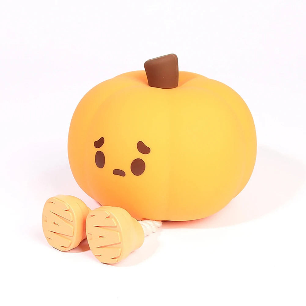 Veilleuse citrouille mignonne.