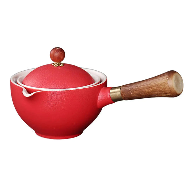 Théière rotative en céramique