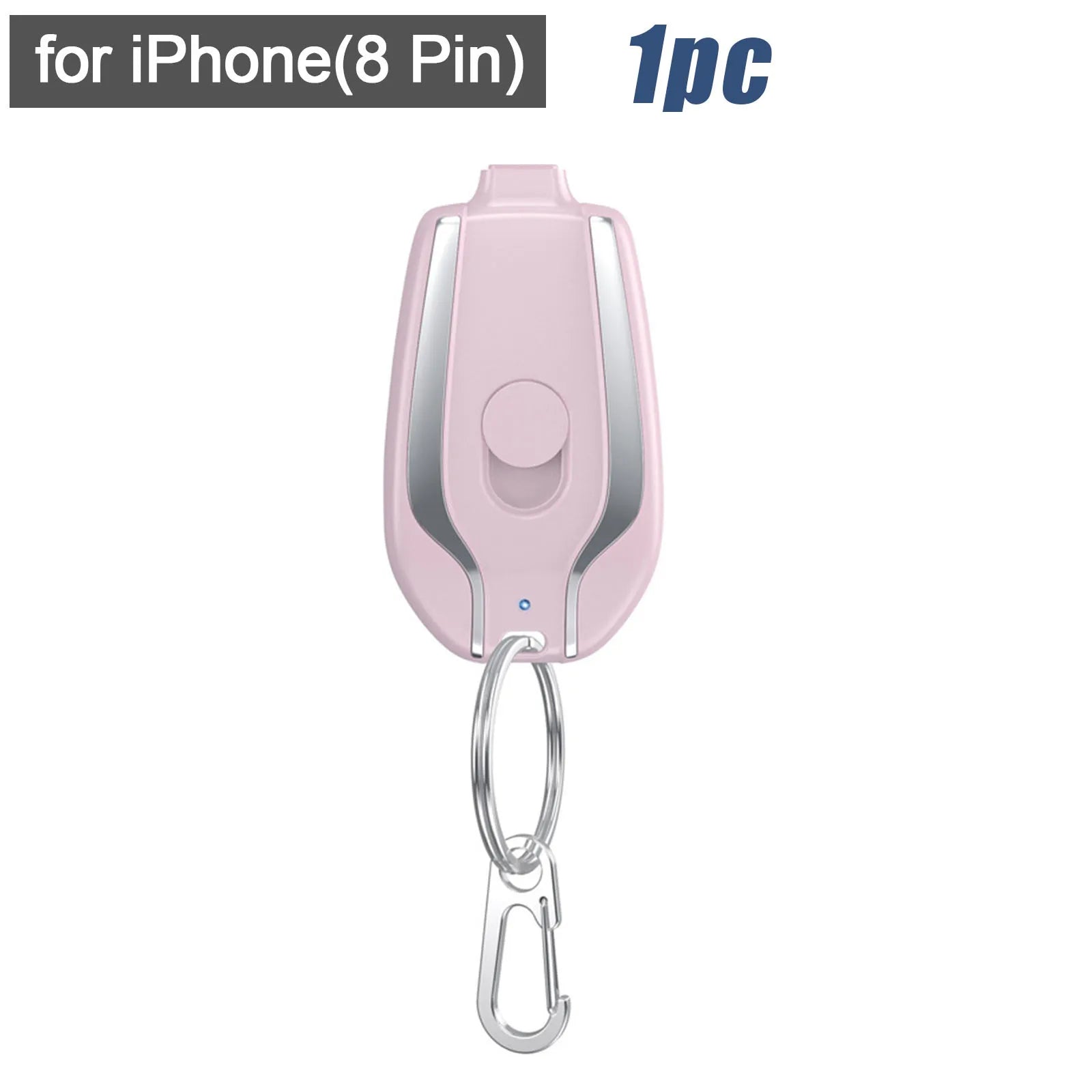 Chargeur de téléphone portable d'urgence avec porte-clés et batterie externe