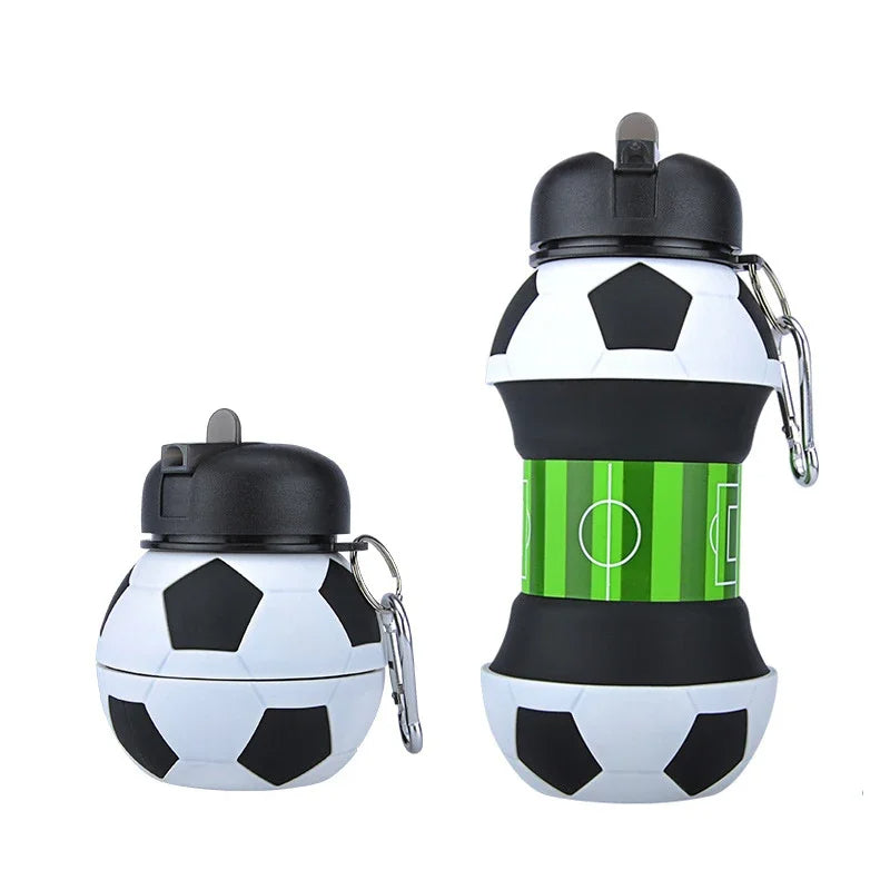 Bouteille de ballon de sport pliable.