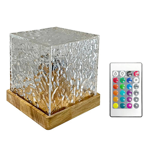 Veilleuse d'ambiance à ondulations d'eau