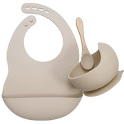 Ensemble de vaisselle en silicone pour bébé.