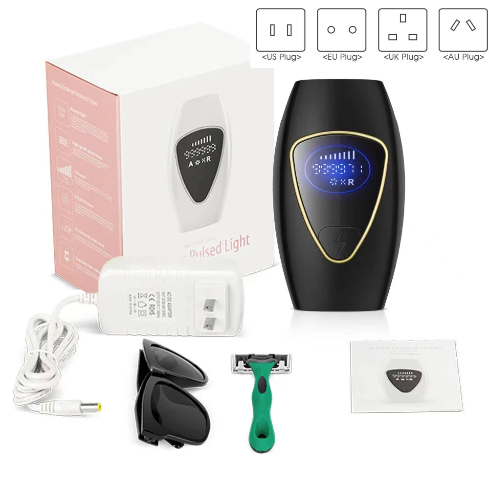 Épilateur laser indolore.     Painless Laser Hair Removel Epilator