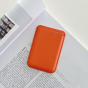 Porte-cartes magnétique en cuir pour iPhone pour MagSafe
