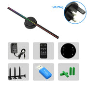 Ventilateur holographique 3D