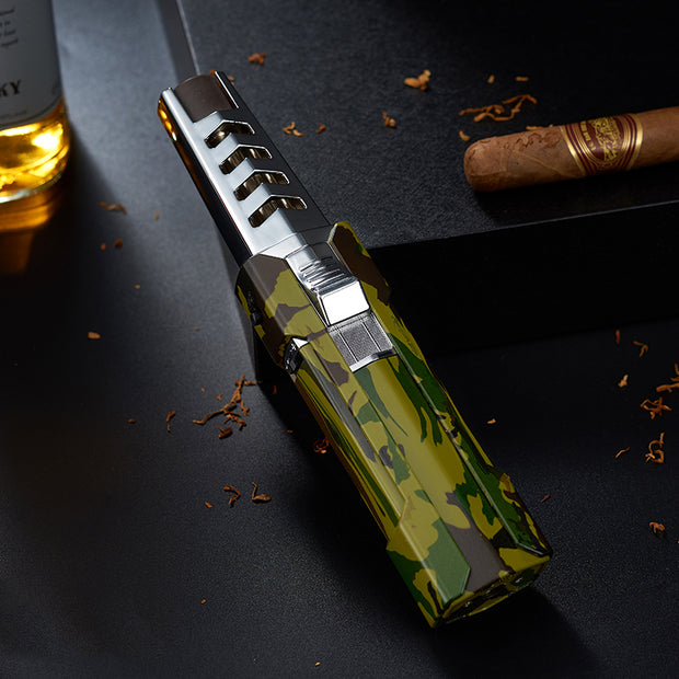 Briquet à gaz turbo en métal Metal