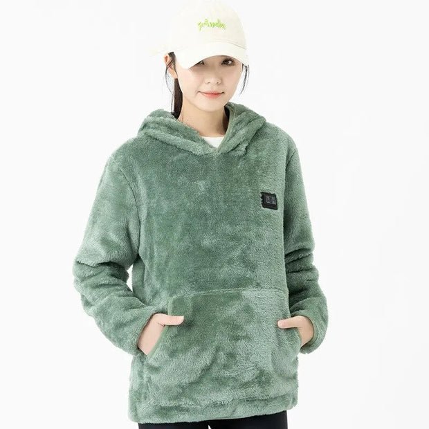 Sweat à capuche USB infrarouge avec 9 zones de chauffage