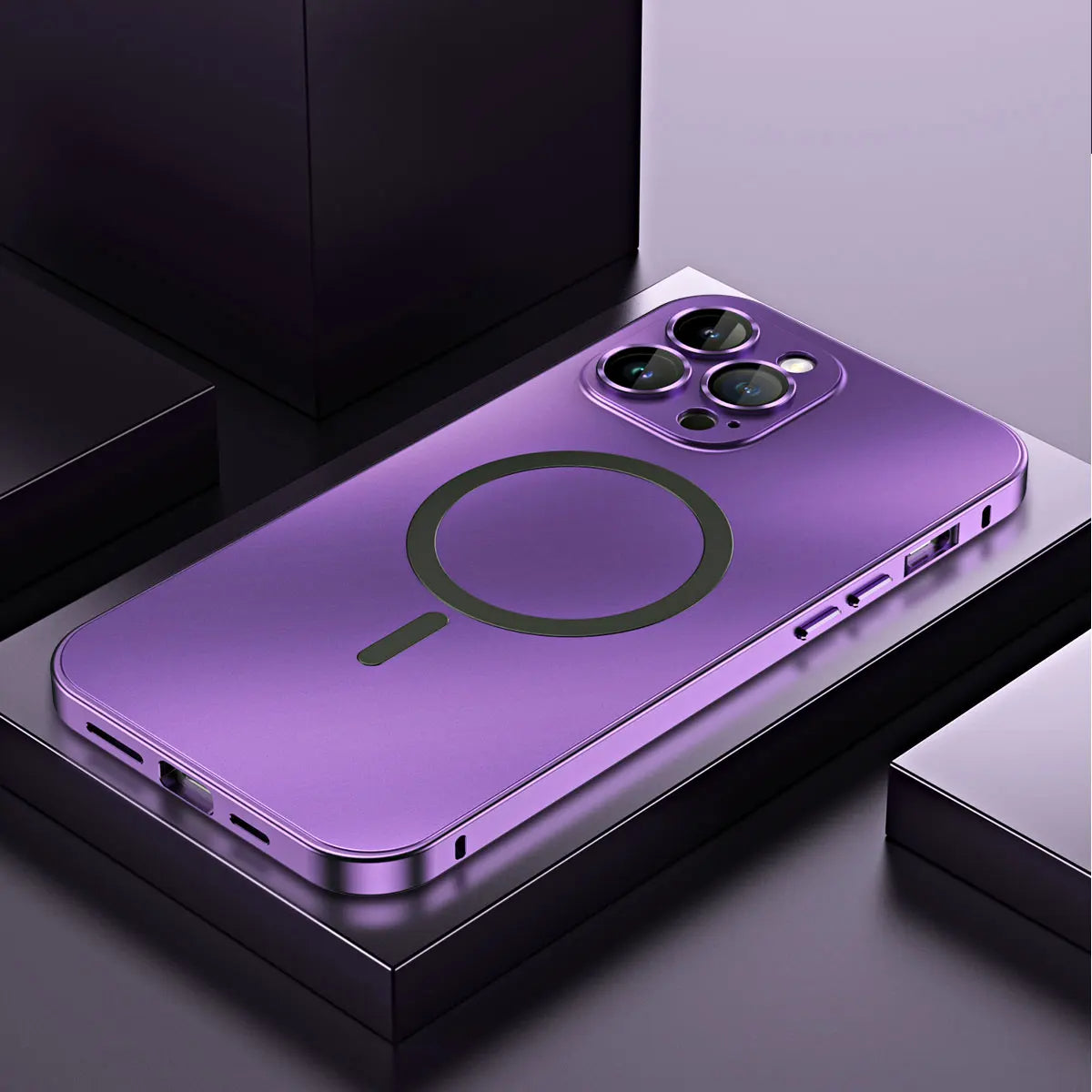 Coque intégrale en métal pour iPhone
