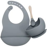 Ensemble de vaisselle en silicone pour bébé.