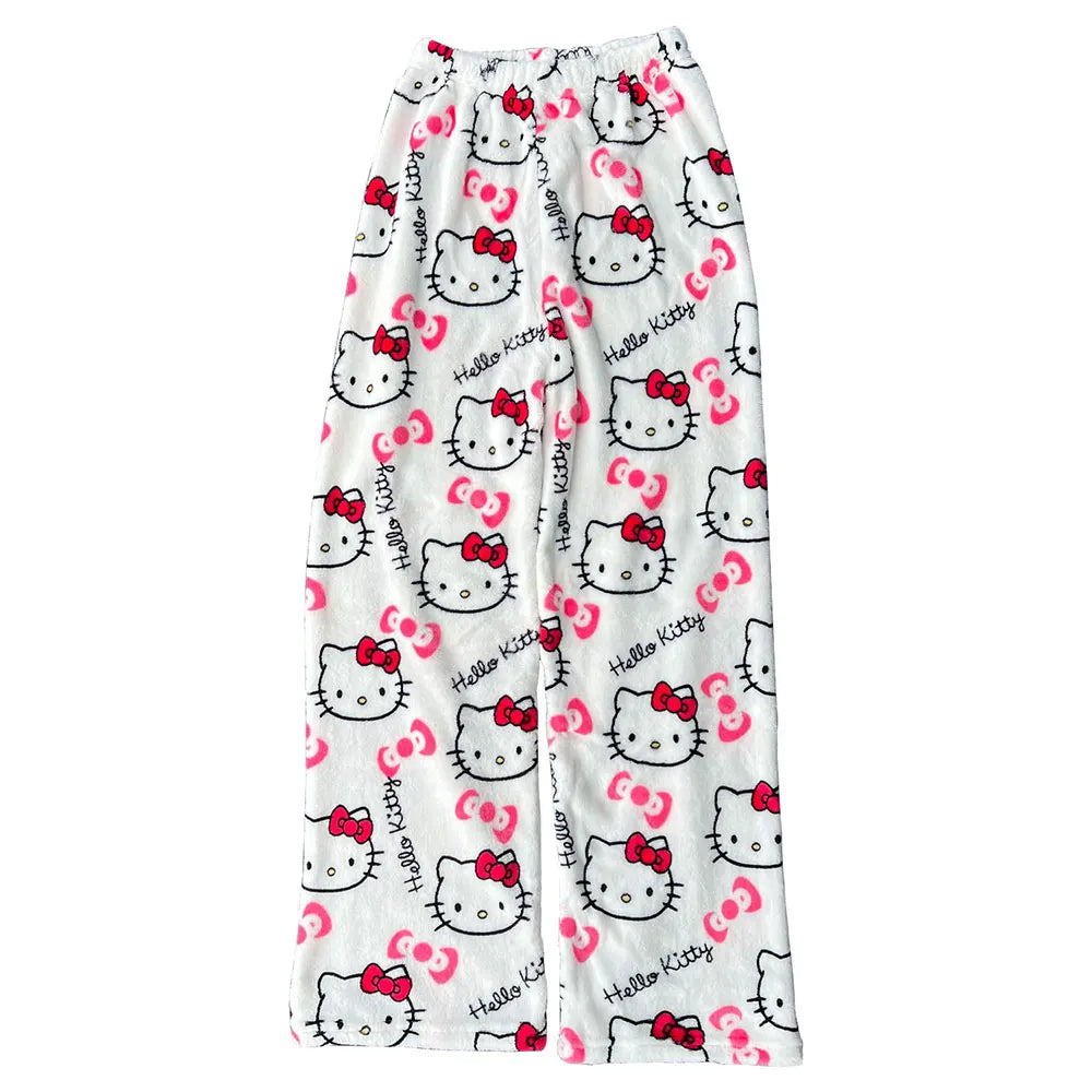 Pantalon de pyjama en flanelle mignon.