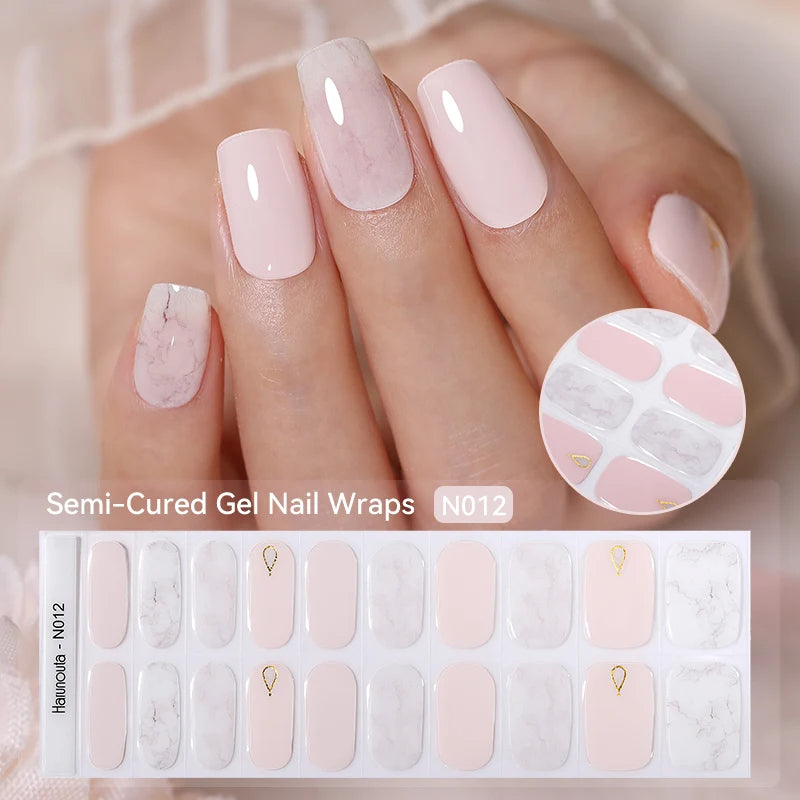 20 conseils pour un autocollant pour ongles en gel semi-durci dégradé French.