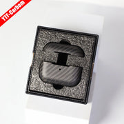 Étui en fibre de carbone pour AirPods Pro.