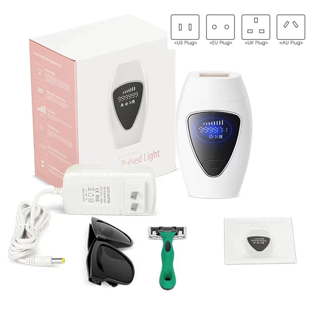 Épilateur laser indolore.     Painless Laser Hair Removel Epilator