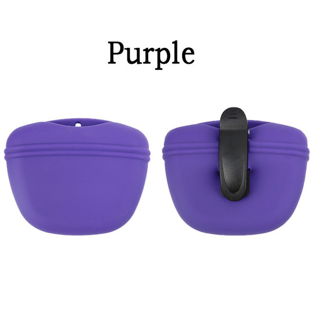 Sac à friandises en silicone pour chien
