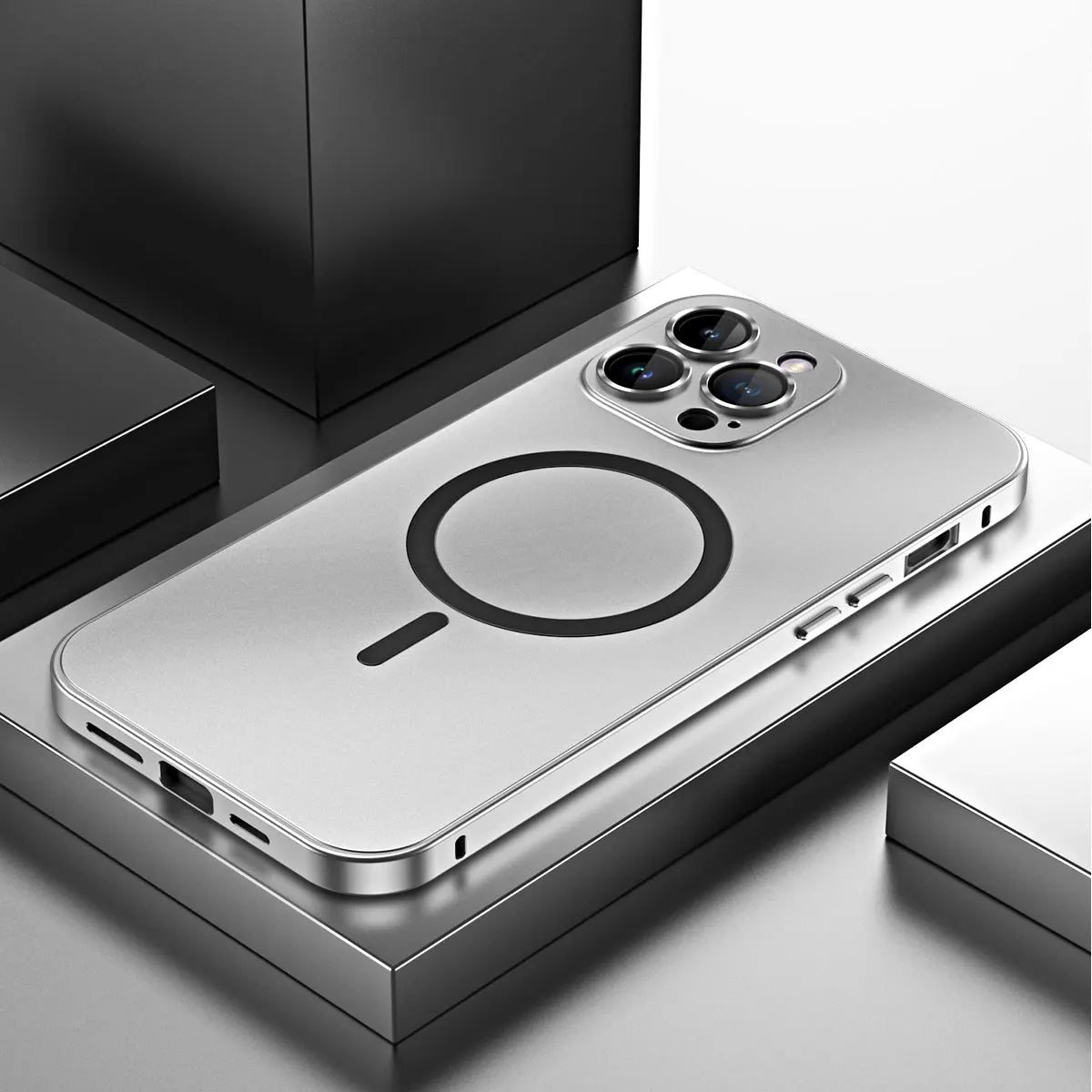 Coque intégrale en métal pour iPhone