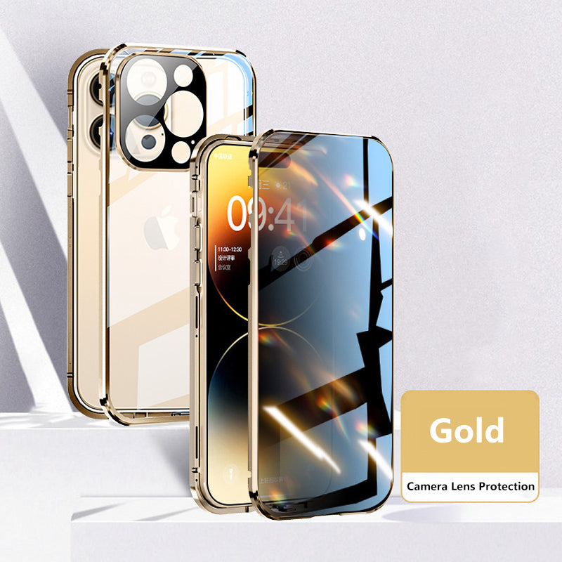 Coque magnétique anti-regard pour iPhone