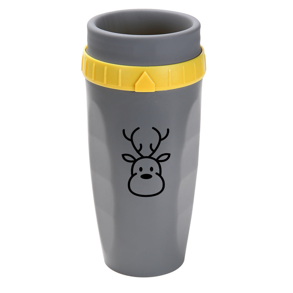 Tasse à café torsadée avec paille