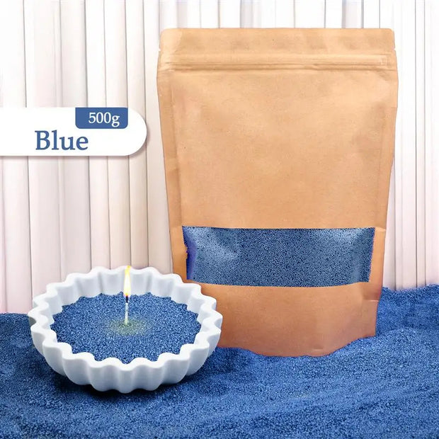 Cire de bougie granuleuse à perles