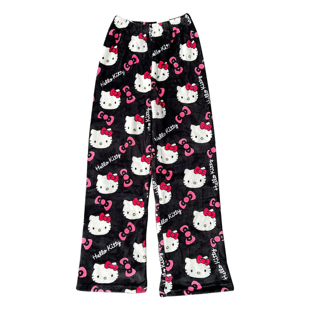 Pantalon de pyjama en flanelle mignon.