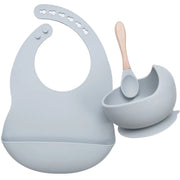 Ensemble de vaisselle en silicone pour bébé.