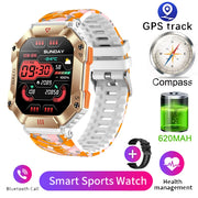 Montre intelligente militaire robuste.