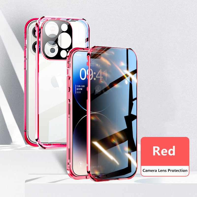 Coque magnétique anti-regard pour iPhone