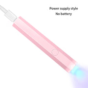 Bâton de lampe de photothérapie pour vernis à ongles à séchage rapide.                                      Quick Dry Nail Polish Phototherapy Lamp Stick