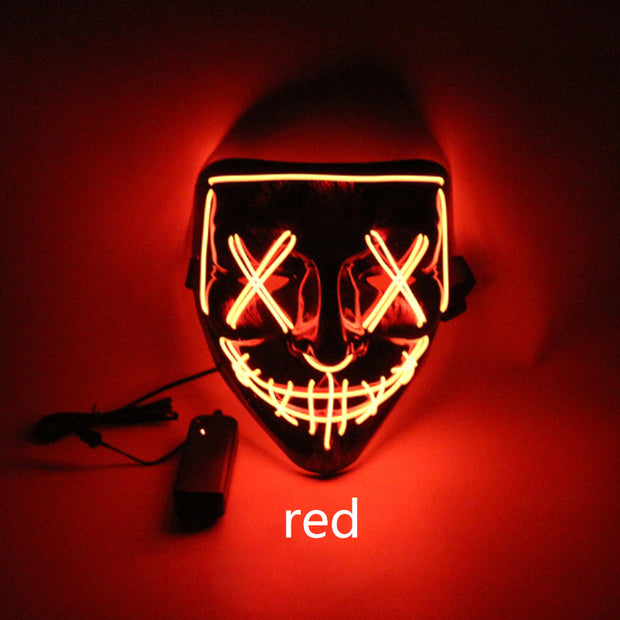 Masque d'Halloween LED
