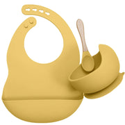 Ensemble de vaisselle en silicone pour bébé.