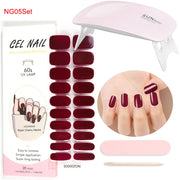 Kit de pose d'ongles en gel avec lampe UV