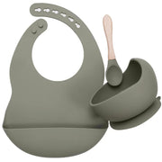 Ensemble de vaisselle en silicone pour bébé.