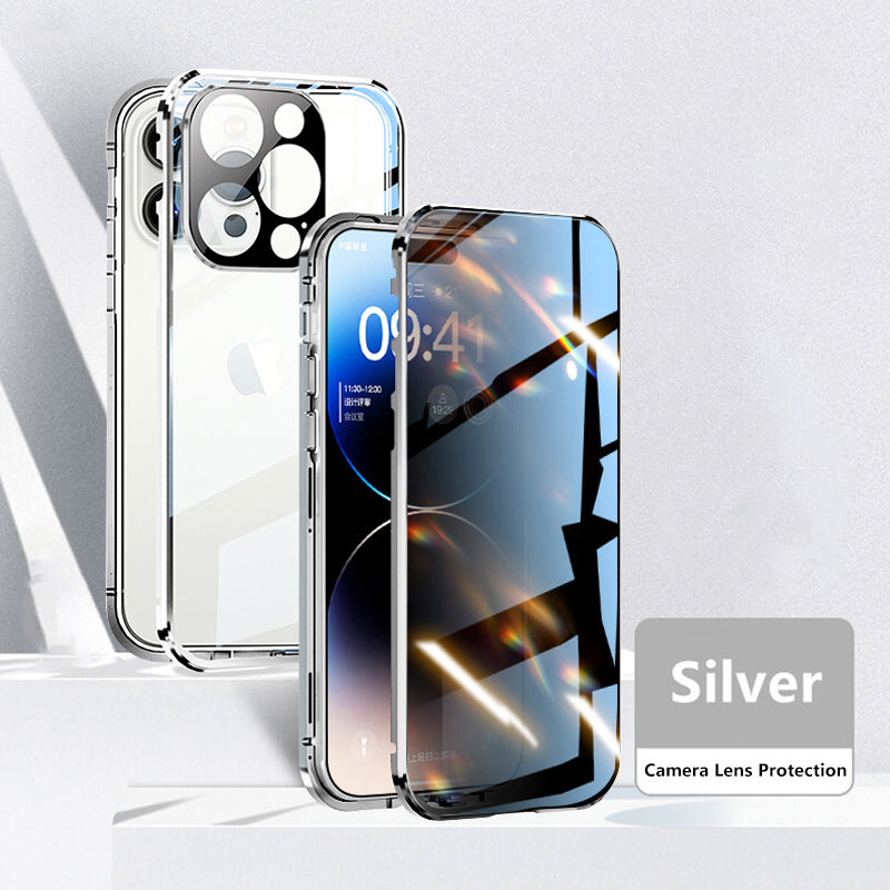 Coque magnétique anti-regard pour iPhone