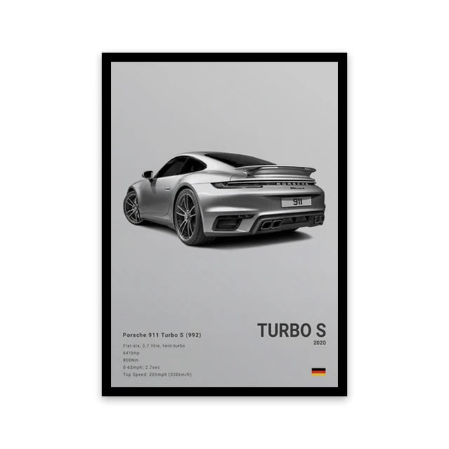 Toile murale représentant une voiture