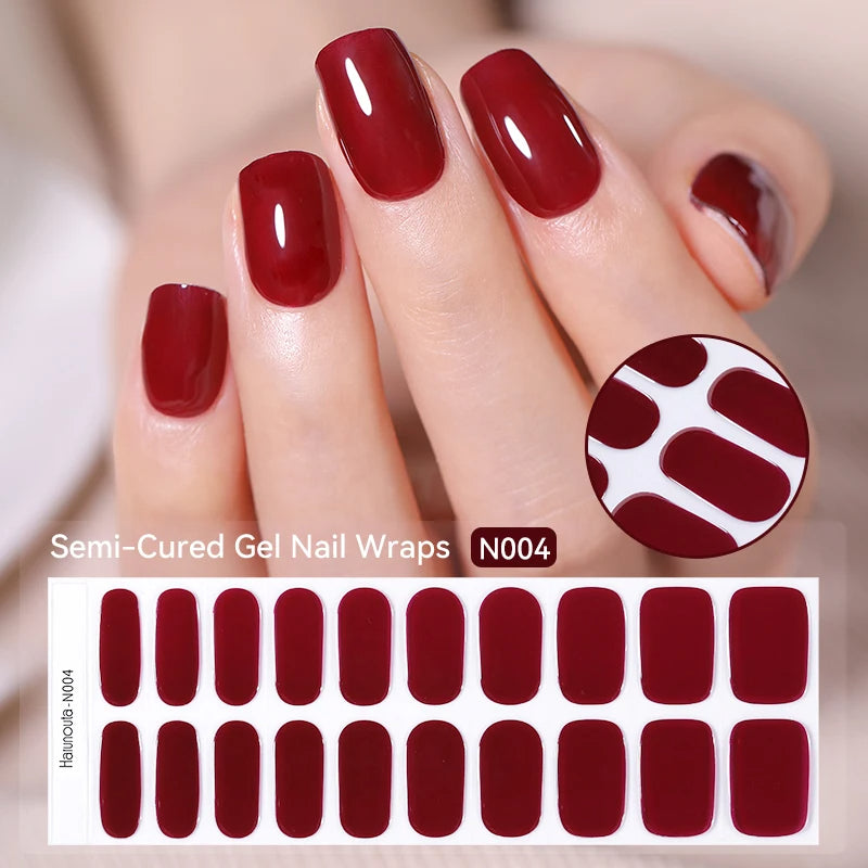 20 conseils pour un autocollant pour ongles en gel semi-durci dégradé French.