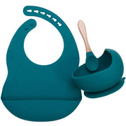 Ensemble de vaisselle en silicone pour bébé.
