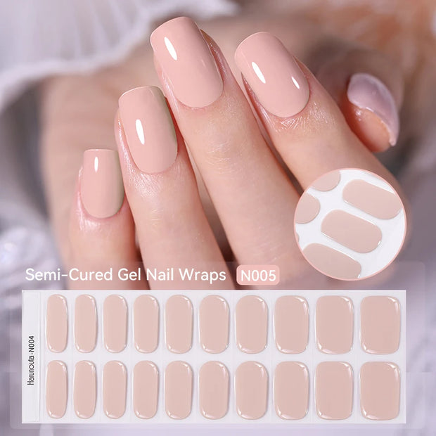 20 conseils pour un autocollant pour ongles en gel semi-durci dégradé French.