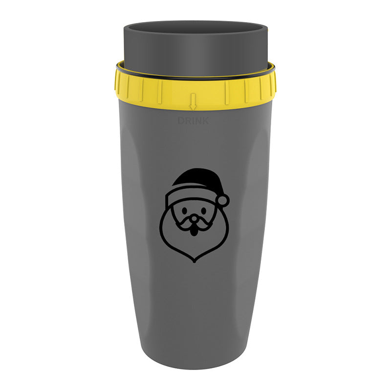 Tasse à café torsadée avec paille