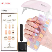 Kit de pose d'ongles en gel avec lampe UV