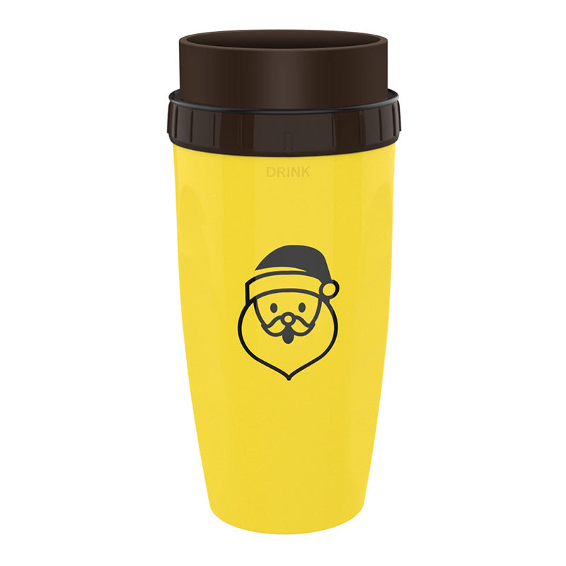 Tasse à café torsadée avec paille