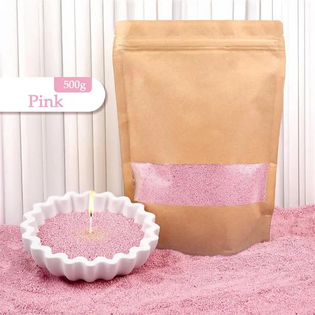 Cire de bougie granuleuse à perles