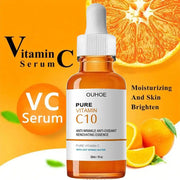 Sérum visage anti-rides à la vitamine C.