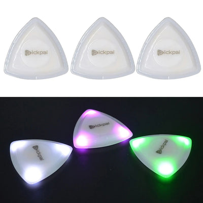 3 médiators de guitare lumineux
