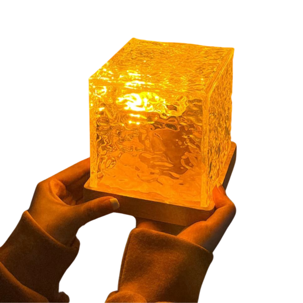 Veilleuse d'ambiance à ondulations d'eau