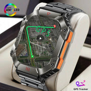 Montre intelligente militaire robuste.