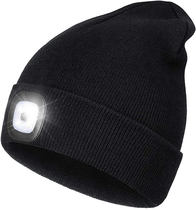 Bonnet en laine à LED