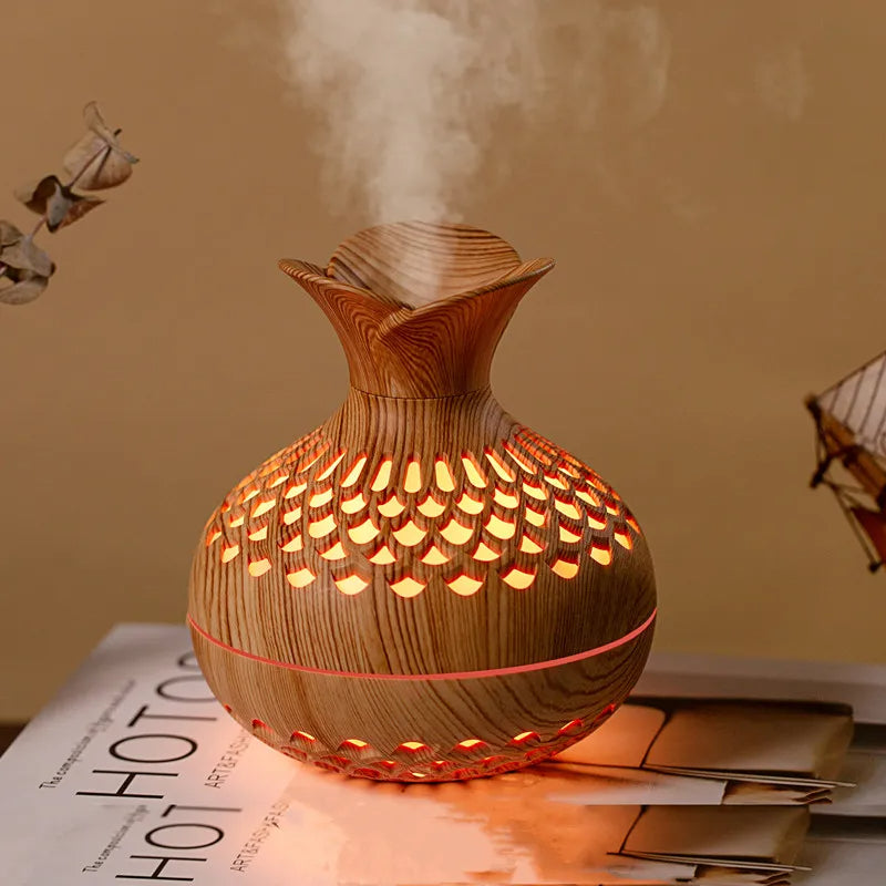 Humidificateur d'air en bois 300 ml