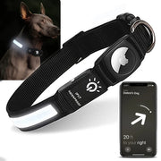 Collier LED pour chien avec support Air tag