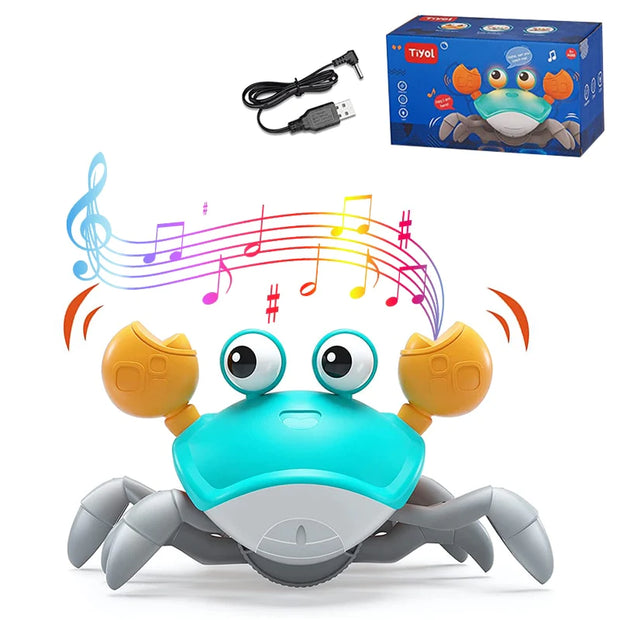 Jouets pour bébés Crabe rampant avec musique