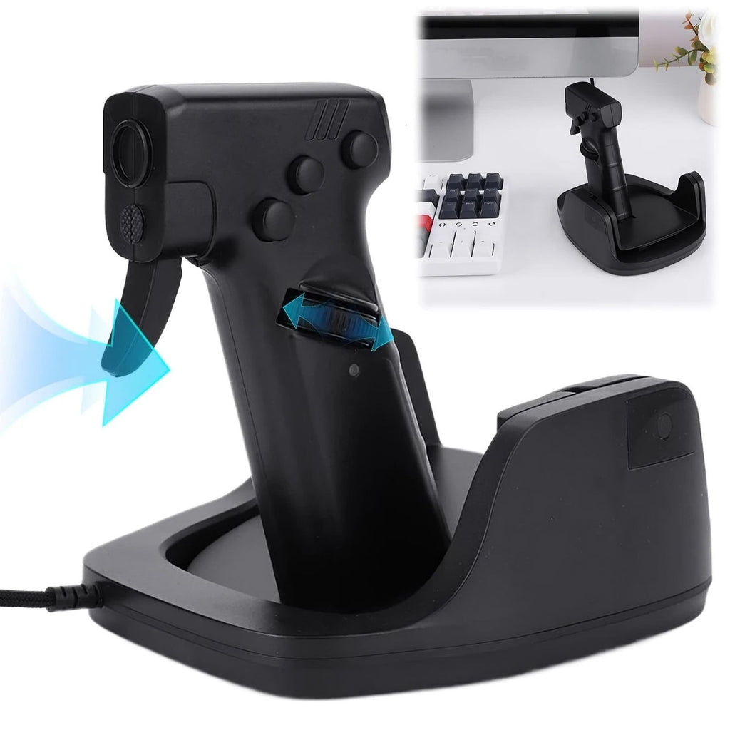 Souris de jeu verticale de style pistolet