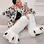 Bottes d'hiver mignonnes à griffes d'ours.